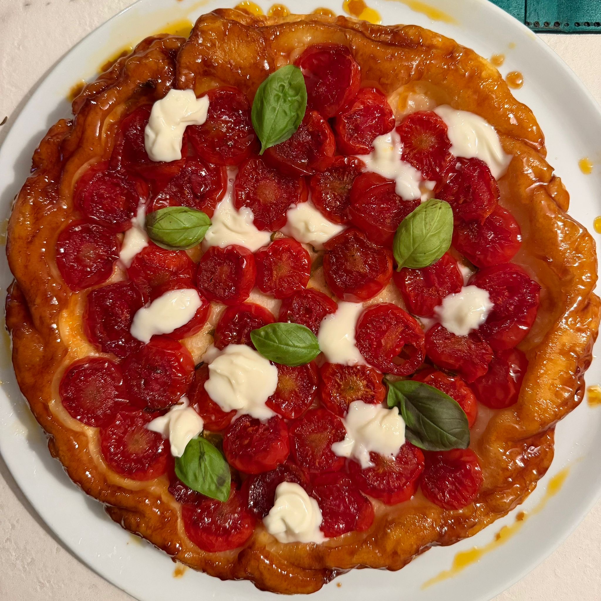 Tarte Tatin di ciliegini